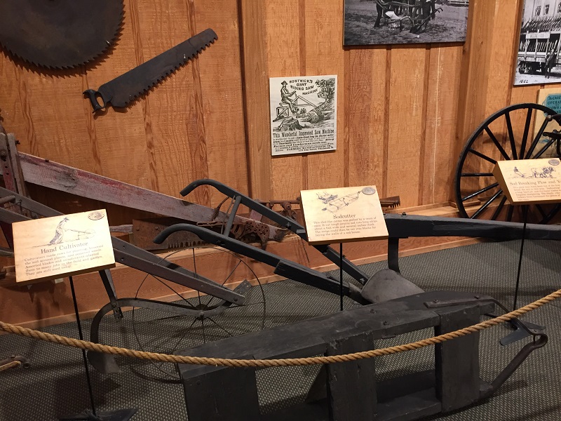 Exhibits - Tools used by homesteaders