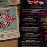 The program and the menu for Kiss Me Kate